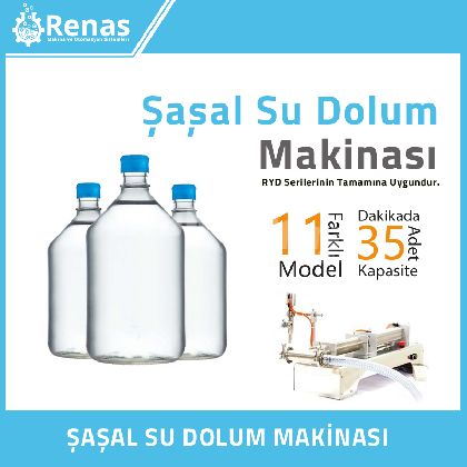 Endüstriyel Şaşal Su Dolum Makinası 500-5000ml