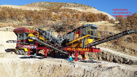 ME 1640 Mobil Kum Eleme Tesisi : 120-200 Ton Saat 