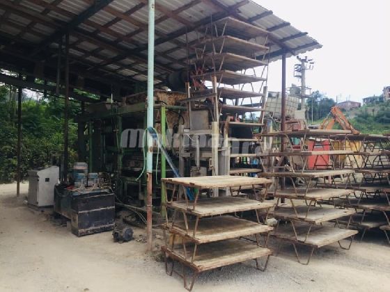 cift bunkerli briket parke makinasi