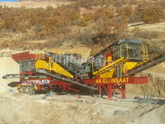 ME 1230 Mobil Kum Eleme Tesisi : 60-120 Ton Saat 